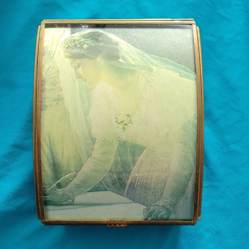 Via Vermont Trinket Music Box Plays Wedding March Mendelssohn Made In Mexico